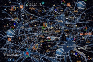 Image of social network connections. 